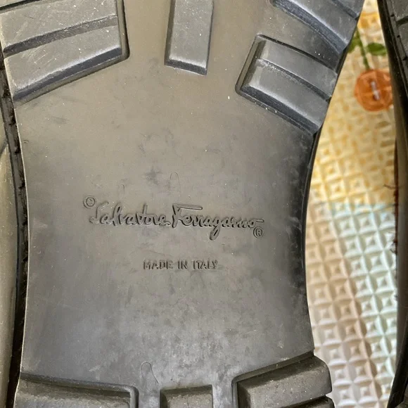 Salvatore Ferragamo Men's Brown Dress Shoes Size D 8.5